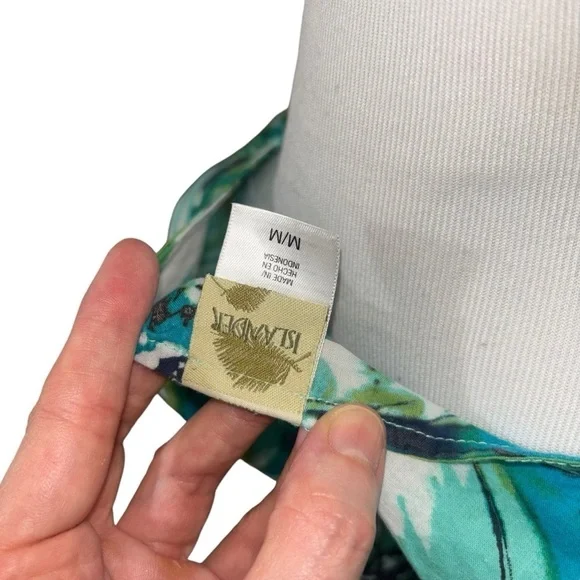 Islander Women's M Medium Beach Cover-Up Floral Lightweight Resort Cruise Wear - Picture 8 of 8